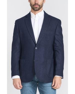 Flynt Wool Blend Sport Coat - Blue