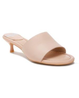 Rag & Co Vizzini Leather Slide Sandal - Pink