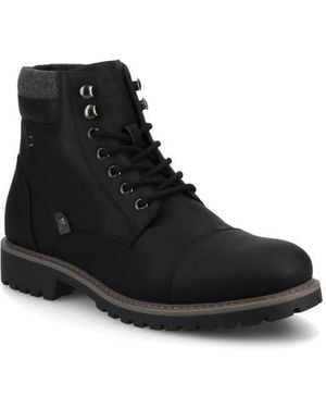 Vance Co. Yukkon Lace-Up Boot - Black