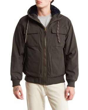 Hawke & Co. Cotton 4-Pocket Hooded Jacket - Black