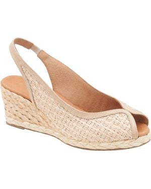 Andre Assous Audrey Espadrille Wedge Sandal - Natural