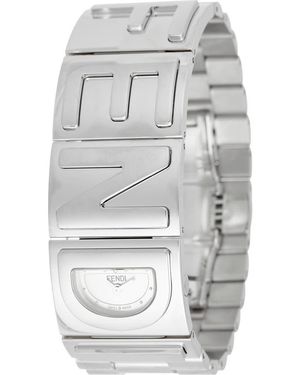 Fendi Graph Bracelet Watch, 22.25Mm X 25Mm - Gray