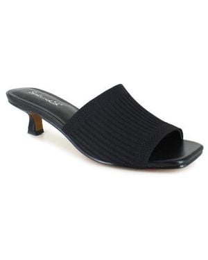 Splendid Hadley Kitten Heel Slide Sandal - Black