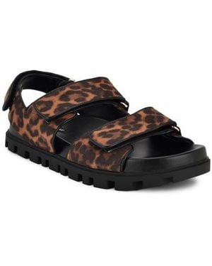 Nine West Tillee Quarter-Strap Sandal - Black