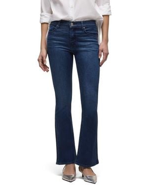 Hudson Jeans Nico Mid-Rise Bootcut Jeans - Blue