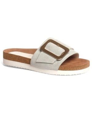 Anthony Veer Clare Slide Sandal - White