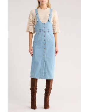 ワンピース MARANT ETOILE Filipine denim midi dress Isabel Marant Denim Dresses for Women | Lyst