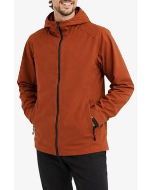 Hawke & Co. Seam Sealed 2.0 Waterproof Hooded Jacket - Orange