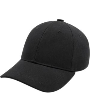 Bruno Magli Cotton Canvas Baseball Hat - Black