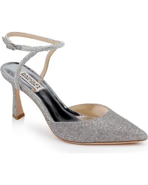Badgley Mischka Kamilah Ankle Strap Pump - Gray
