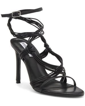 Steve Madden Lele Strappy Stiletto Sandal - Black