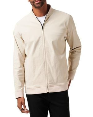 Travis Mathew Cave Stretch Zip Jacket - Natural