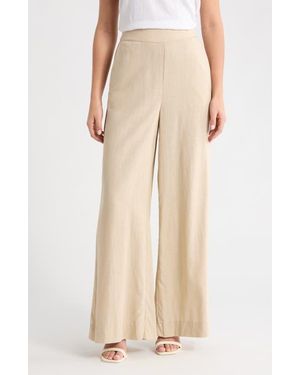 Vince Camuto Wide Leg Pants - Natural