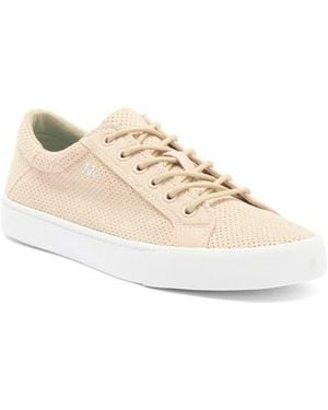 Mykos Vita Perforated Low Top Sneaker - Natural