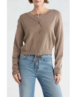 Splendid Knit Cardigan - Brown