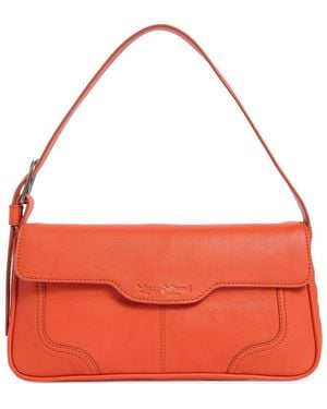Lucky Brand Luma Leather Shoulder Bag - Red