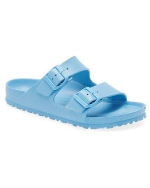 Birkenstock Arizona Essentials Waterproof Slide Sandal( - Blue