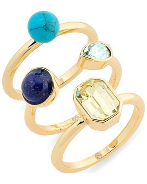Nordstrom Rack 3-Pack Assorted Rings - Metallic
