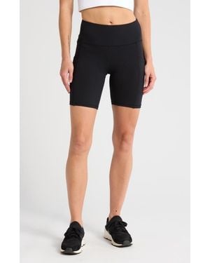 Marika Lucy High Waist Bike Shorts - Blue