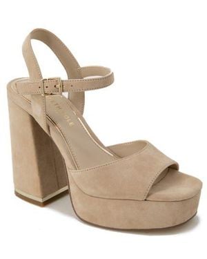 Kenneth Cole Dolly Platform Sandal - Natural