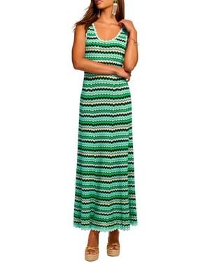 Ramy Brook Livia Sleeveless Knit Dress - Green