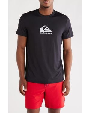 Quiksilver Logo Graphic Upf 50+ T-Shirt - Black