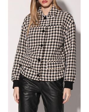 Walter Baker Turner Houndstooth Jacket - Black