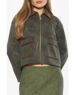 Alexia Admor Sorell Utility Jacket - Green