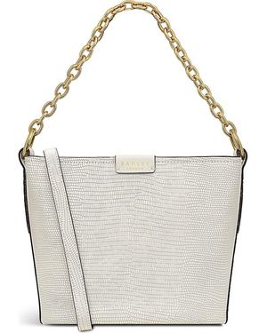 Radley Petticoat Hill Lizard Embossed Shoulder Bag - White
