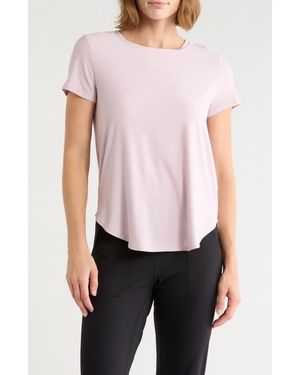 Beyond Yoga On The Down Low T-Shirt - Pink