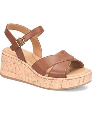 B O C BY BØRN Lessa Wedge Sandal - Brown