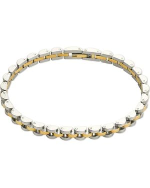 Sterling Forever Dainty Watchband Chain Bracelet - Metallic