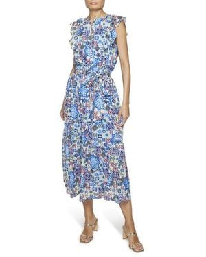 Ramy Brook Jade Midi Dress - Blue