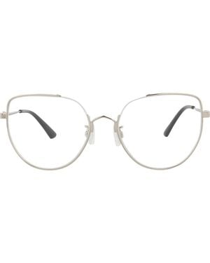 McQueen 55Mm Cat Eye Optical Glasses - White