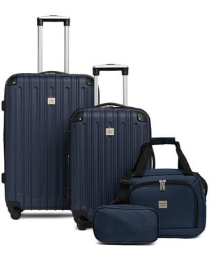 Geoffrey Beene Colorado Four-Piece Luggage Set - Blue