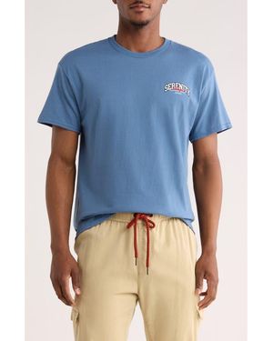 Retrofit Serenity Graphic T-Shirt - Blue