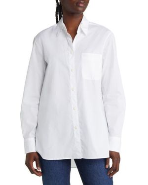 Rag & Bone Icons Maxine Cotton Poplin Button-up Shirt - White