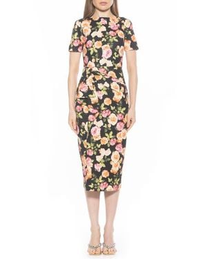 Alexia Admor Zayd Midi Sheath Dress - Multicolor