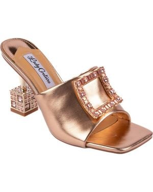 Lady Couture Casino Slide Sandal - Brown
