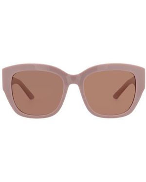 McQueen 55Mm Square Sunglasses - Pink