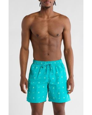 Nike 7-Inch Volley Swim Trunks - Blue