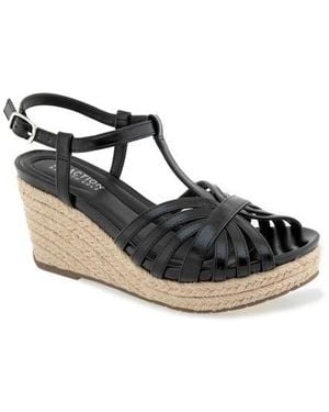 Kenneth Cole Capci Platform Wedge Sandal - Black
