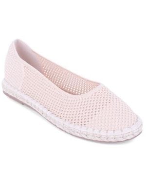 Tahari Juniper Esapdrille Ballet Flat - Pink