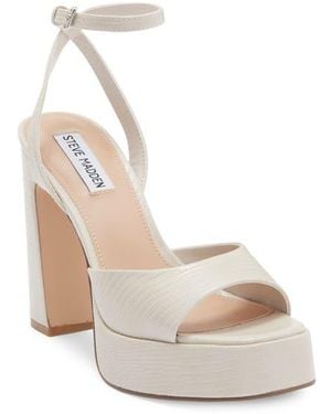 Steve Madden Kymmee Platform Pump - Natural