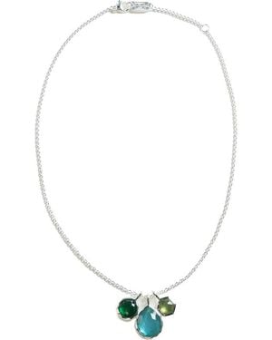 Ippolita Wonderland 3-Stone Charm Necklace - White