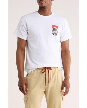 Retrofit Classic Racing Graphic T-Shirt - White