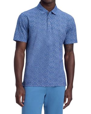 Bugatchi Ooohcotton Print Polo - Blue