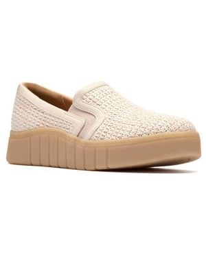 Clarks Mykah Shine Platform Slip-On Sneaker - Natural