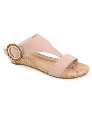 Kenneth Cole Great Buckle Slide Sandal - Pink