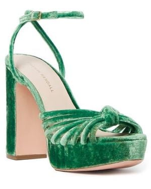 Loeffler Randall Rivka Knotted Platform Sandal - Green